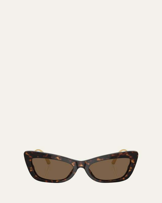 DG Logo Acetate & Plastic Cat-Eye Sunglasses